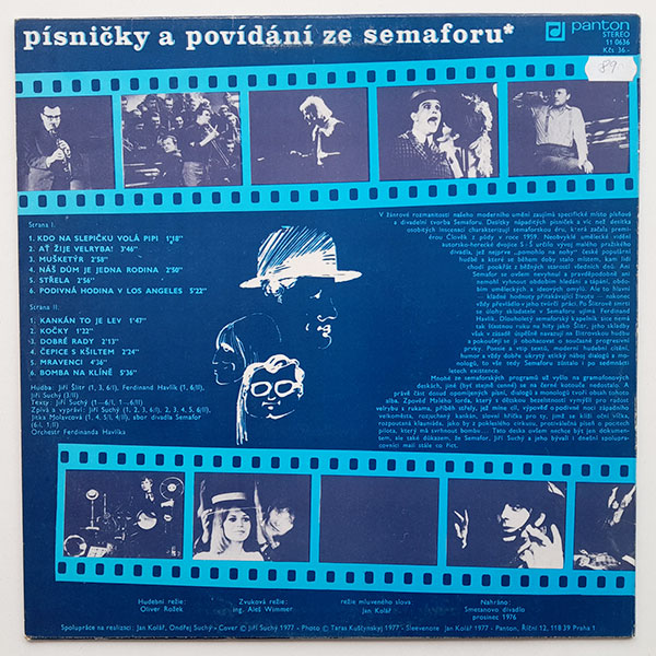 Jiří Suchý & Jitka Molavcová a Orchestr Ferdinanda Havlíka - Písničky a povídání ze Semaforu - Obrázek 2