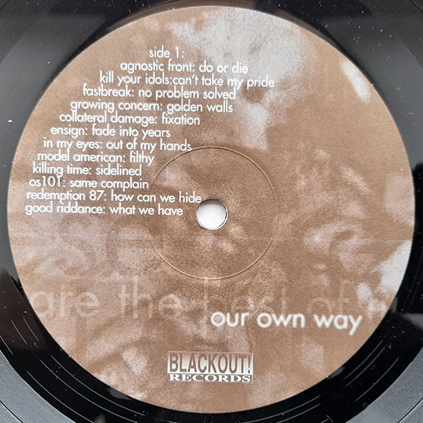Various - Our Own Way (An International Hardcore Compilation) - Obrázek 3