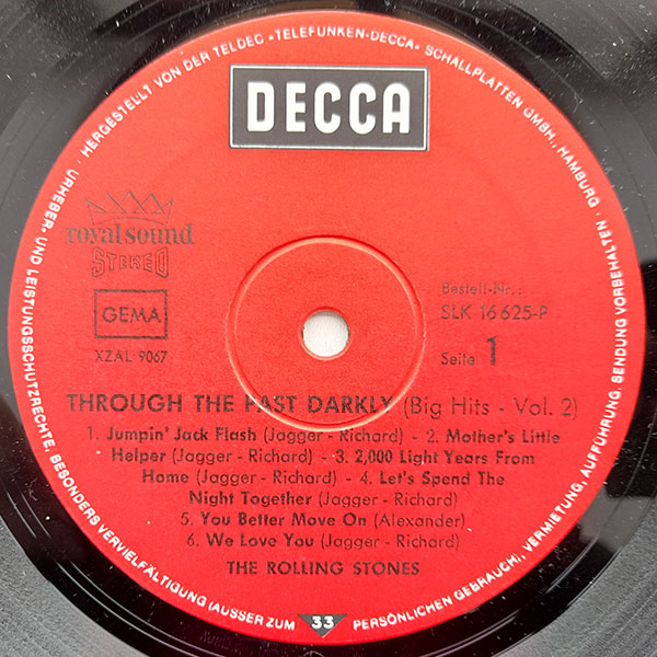 Rolling Stones - Through The Past, Darkly (Big Hits Vol. 2) - Obrázek 4
