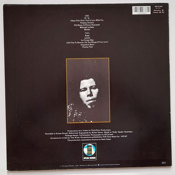 Tom Waits - Closing Time - Obrázek 2