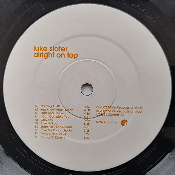 Luke Slater - Alright On Top - Obrázek 4