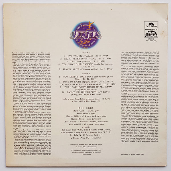 Bee Gees - Greatest - Obrázek 2