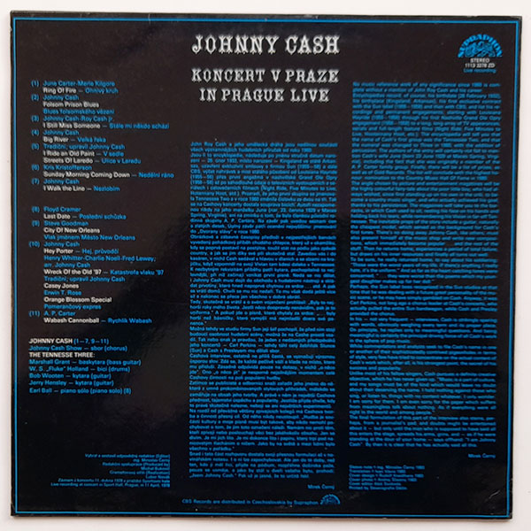 Johnny Cash - Koncert v Praze (In Prague Live) - Obrázek 2