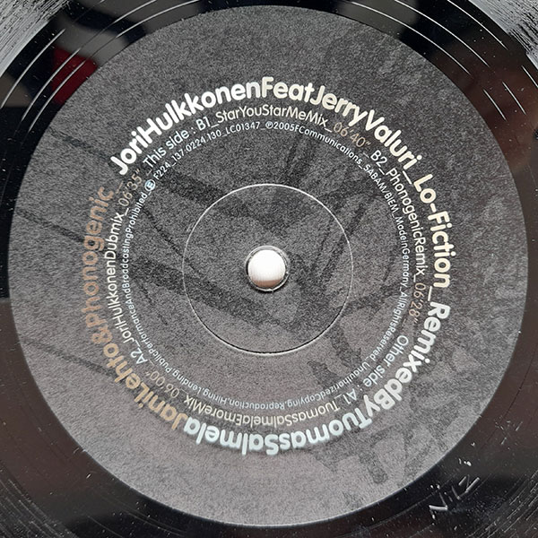 Jori Hulkkonen Feat Jerry Valuri - Lo-Fiction (Remixes) - Obrázek 3