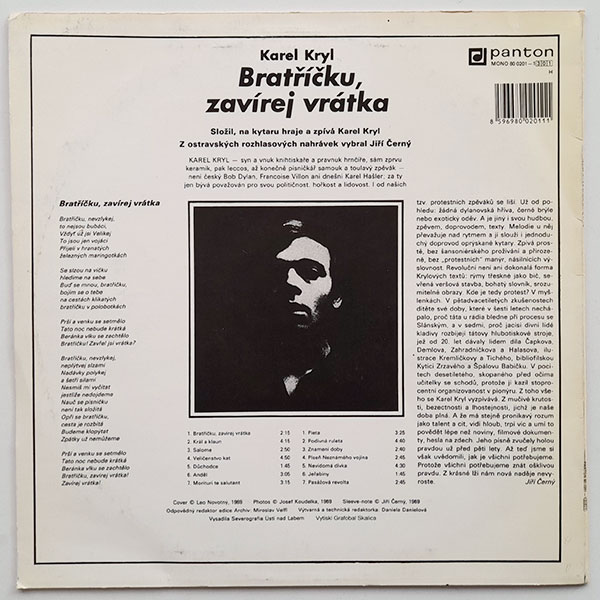 Karel Kryl - Bratříčku, zavírej vrátka - Obrázek 2