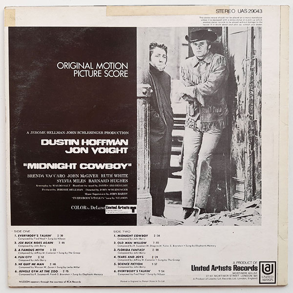 Various - Midnight Cowboy (Original Motion Picture Score) - Obrázek 2