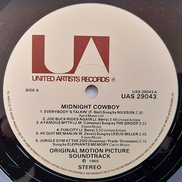 Various - Midnight Cowboy (Original Motion Picture Score) - Obrázek 3