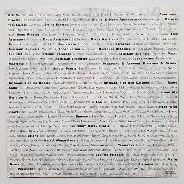 R.E.M. - Out Of Time - Obrázek 4