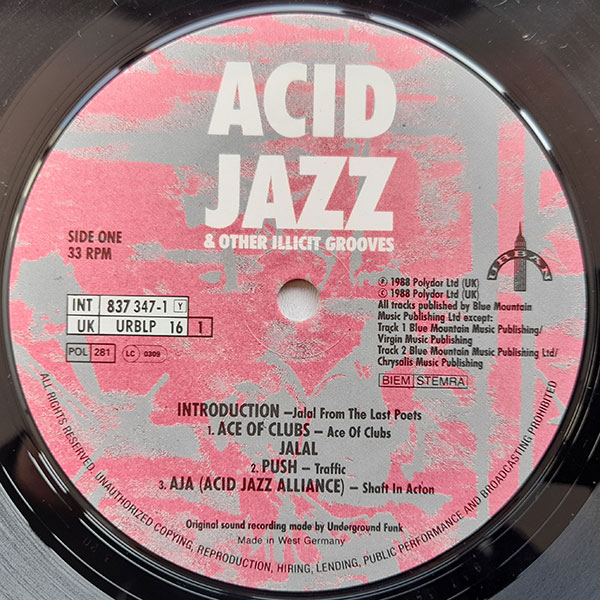 Various - Acid Jazz And Other Illicit Grooves - Obrázek 3