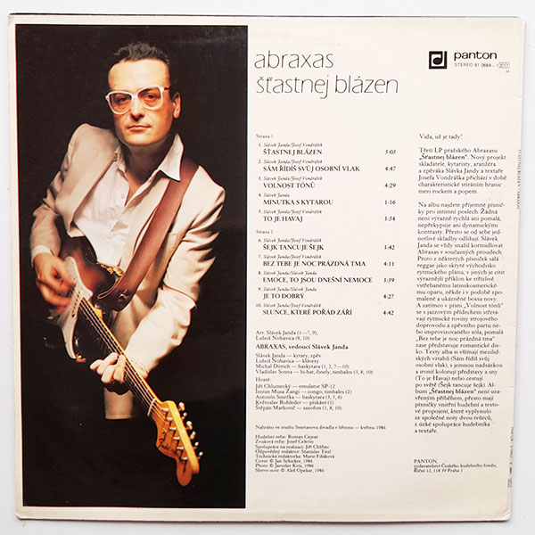 Abraxas - Šťastnej blázen - Obrázek 2