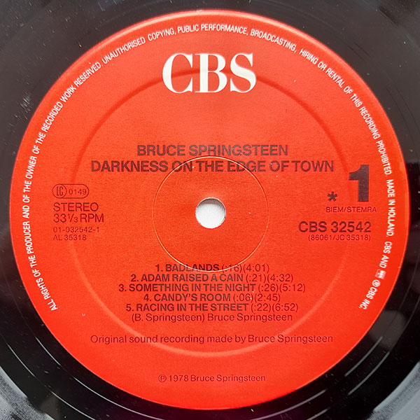 Bruce Springsteen - Darkness On The Edge Of Town - Obrázek 5