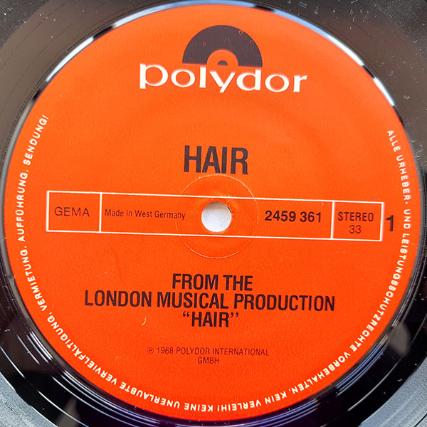 Hair - From The London Musical Production "Hair" - Obrázek 3