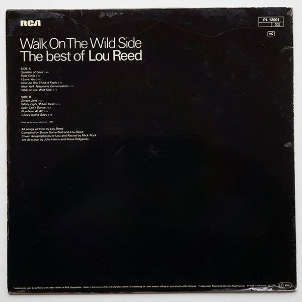 Lou Reed - Walk On The Wild Side - The Best Of Lou Reed - Obrázek 2