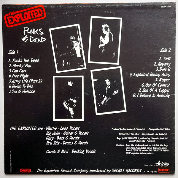 The Exploited - Punks Not Dead - Obrázek 2