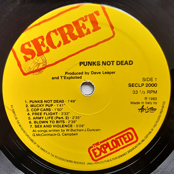 The Exploited - Punks Not Dead - Obrázek 3