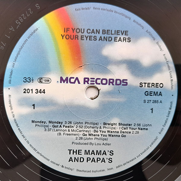 The Mama's And The Papa's - If You Can Believe Your Eyes And Ears - Obrázek 3