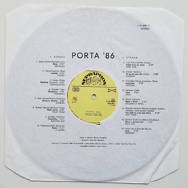 Various - Porta '86 - Obrázek 3