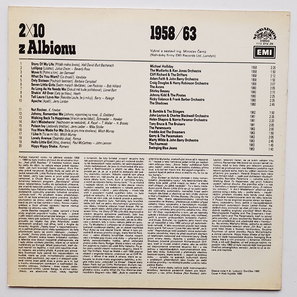 Various - 2×10 Z Albionu (1958/63) - Obrázek 2