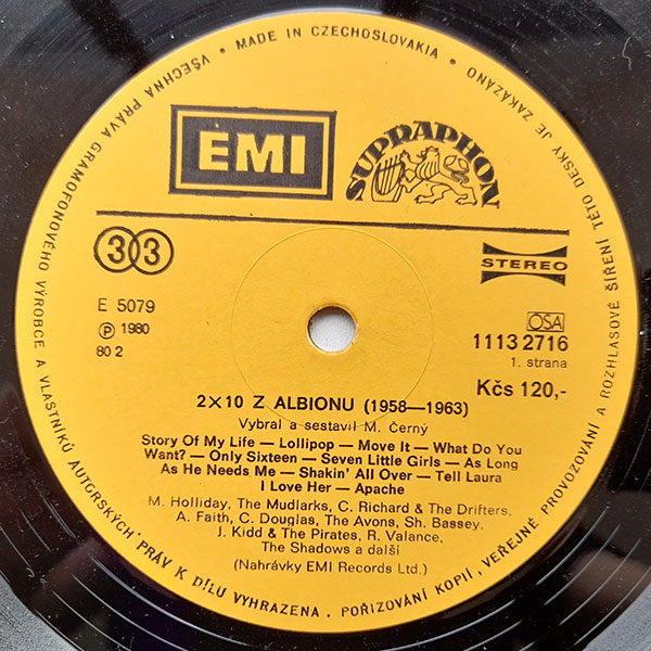 Various - 2×10 Z Albionu (1958/63) - Obrázek 3