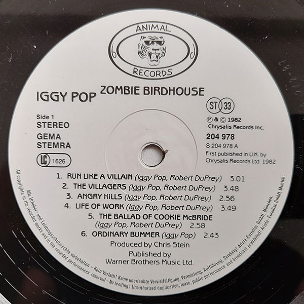 Iggy Pop - Zombie Birdhouse - Obrázek 3