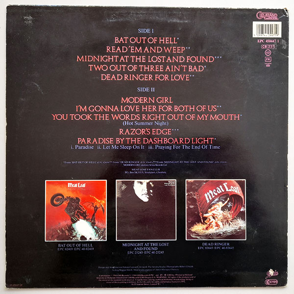 Meat Loaf - Hits Out Of Hell - Obrázek 2