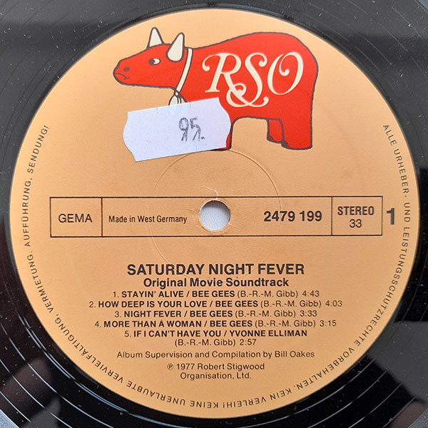 Various - Saturday Night Fever (The Original Movie Sound Track) - Obrázek 4