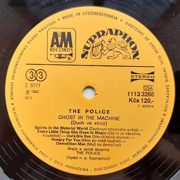 The Police - Ghost in The Machine - Obrázek 3