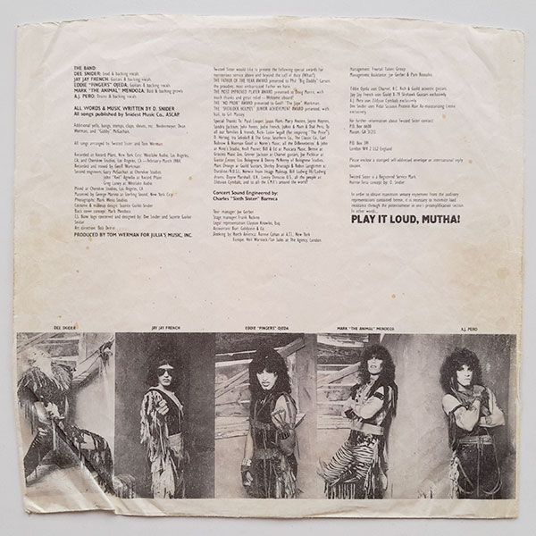 Twisted Sister - Stay Hungry - Obrázek 4