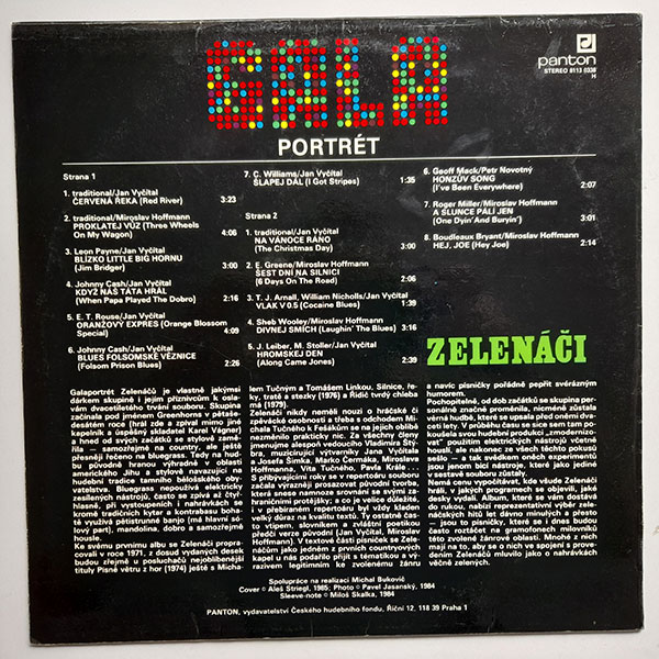 Zelenáči - Galaportrét (Nejúspěšnější nahrávky z let 1969 - 1974) - Obrázek 2