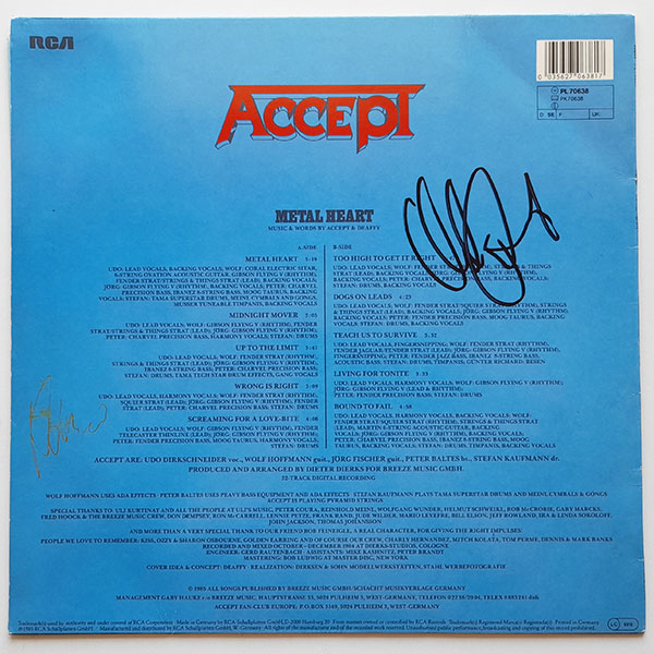 Accept - Metal Heart - Obrázek 2