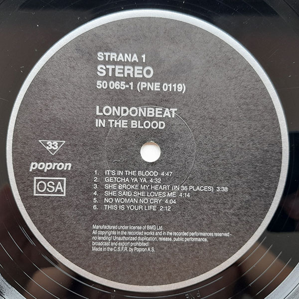 Londonbeat - In The Blood - Obrázek 4