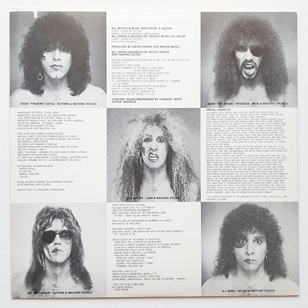 Twisted Sister - Come Out and Play - Obrázek 4
