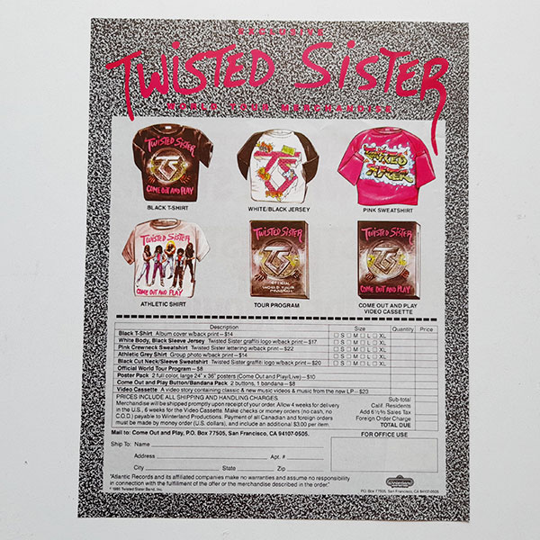 Twisted Sister - Come Out and Play - Obrázek 6