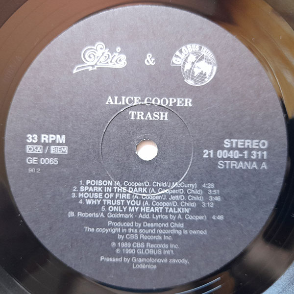 Alice Cooper – Trash - Obrázek 3