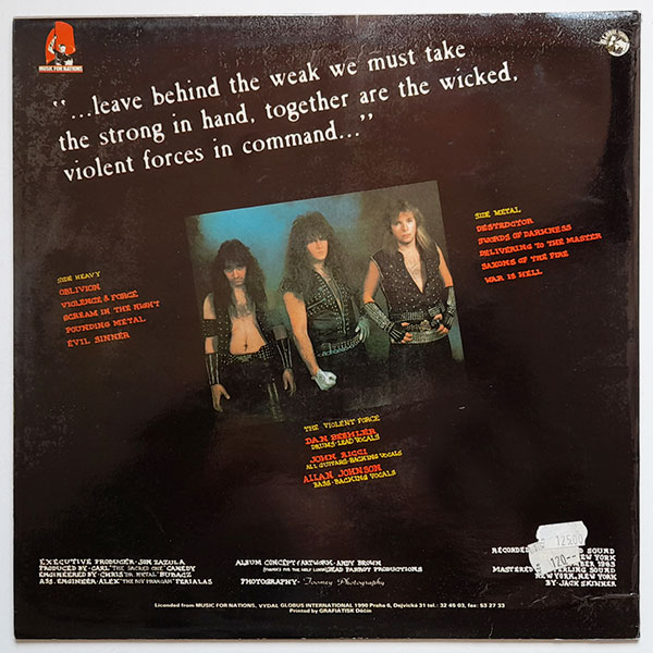 Exciter - Violence & Force - Obrázek 2