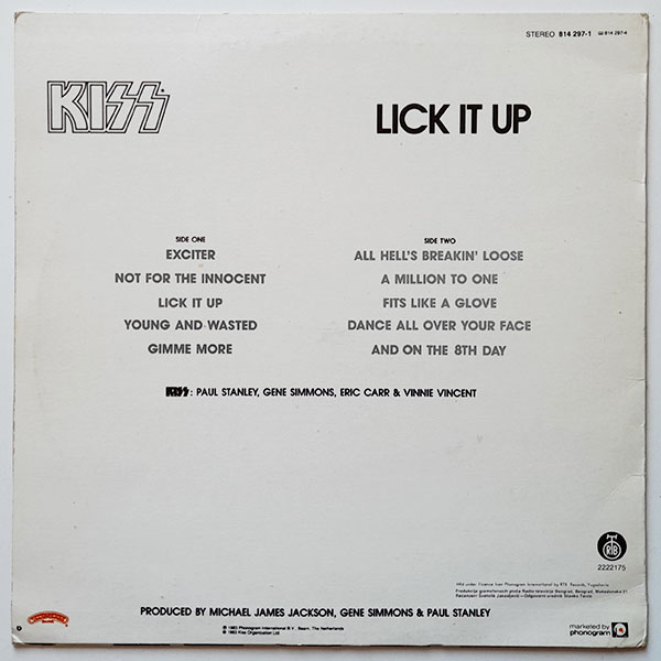 Kiss - Lick It Up - Obrázek 2