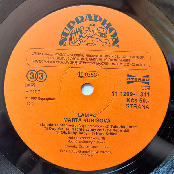 Marta Kubišová - Lampa - Obrázek 3