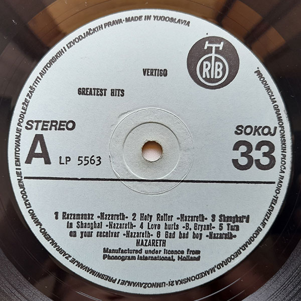 Nazareth - Greatest Hits - Obrázek 3