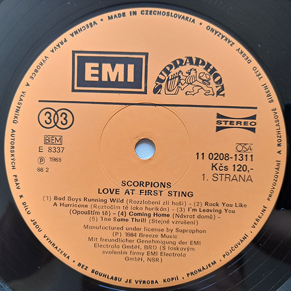 Scorpions - Love At First Sting - Obrázek 4