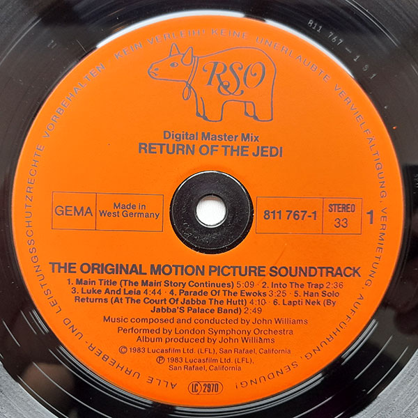 John Williams - Star Wars / Return Of The Jedi - The Original Motion Picture Soundtrack - Obrázek 4
