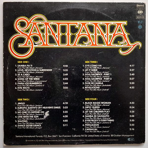 Santana - 25 Hits (The Sound Of Santana - 25 Santana Greats) - Obrázek 2