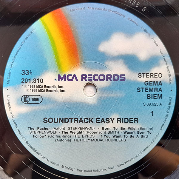 Various - Easy Rider - Songs As Performed In The Motion Picture - Obrázek 3