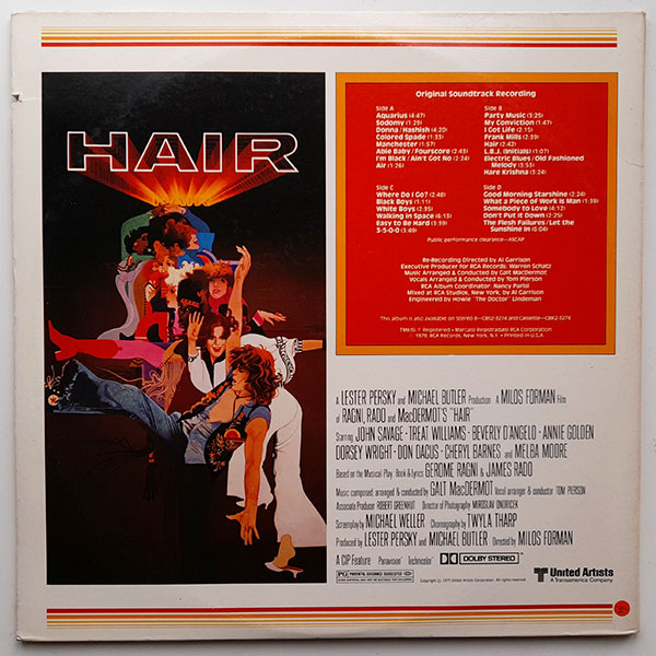 Galt MacDermot - Hair (Original Soundtrack Recording) - Obrázek 2