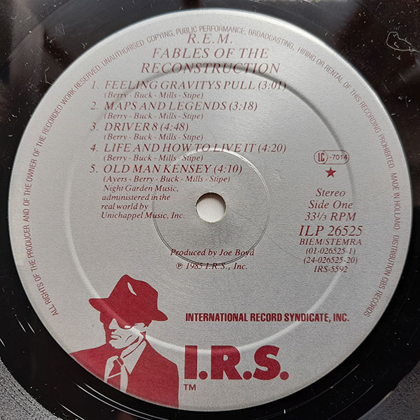 R.E.M. - Fables Of The Reconstruction - Obrázek 4