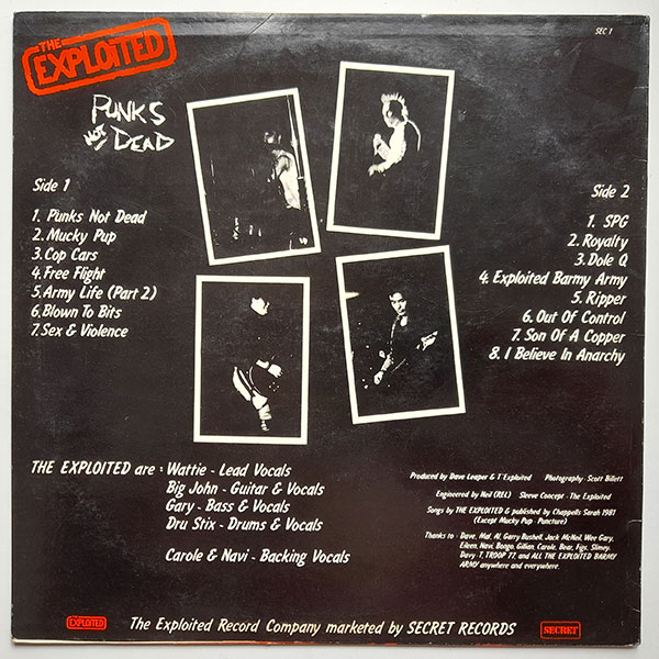 The Exploited - Punks Not Dead - Obrázek 2