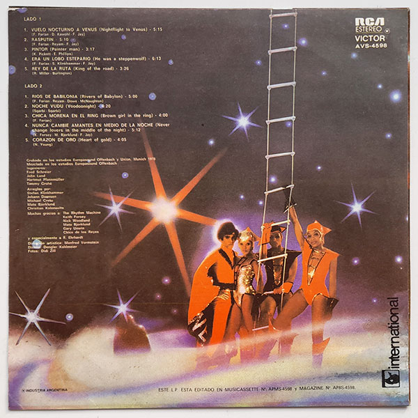 Boney M. - Vuelo Nocturno A Venus = Nightflight To Venus - Obrázek 2