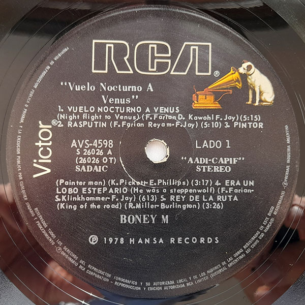 Boney M. - Vuelo Nocturno A Venus = Nightflight To Venus - Obrázek 3
