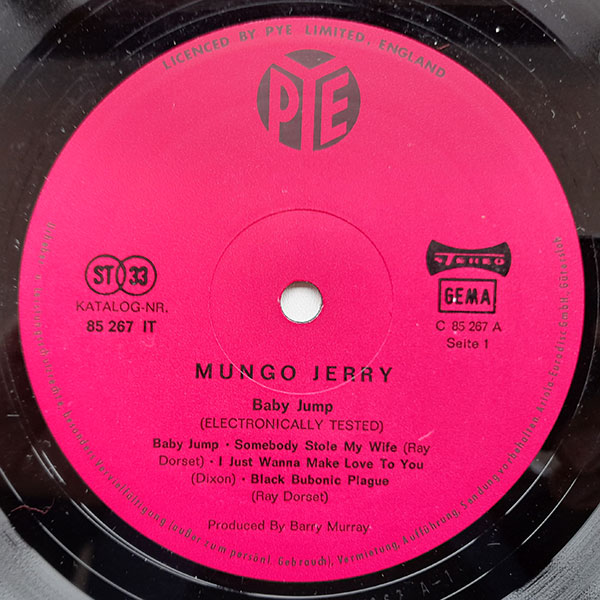 Mungo Jerry - Baby Jump (Electronically Tested) - Obrázek 4