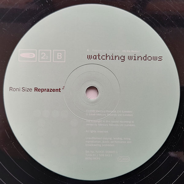 Roni Size / Reprazent – Watching Windows - Obrázek 4