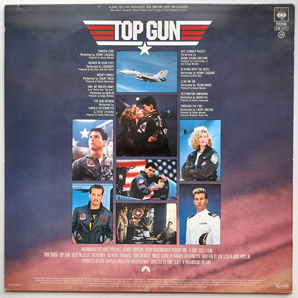 Various - Top Gun (Original Motion Picture Soundtrack) - Obrázek 2
